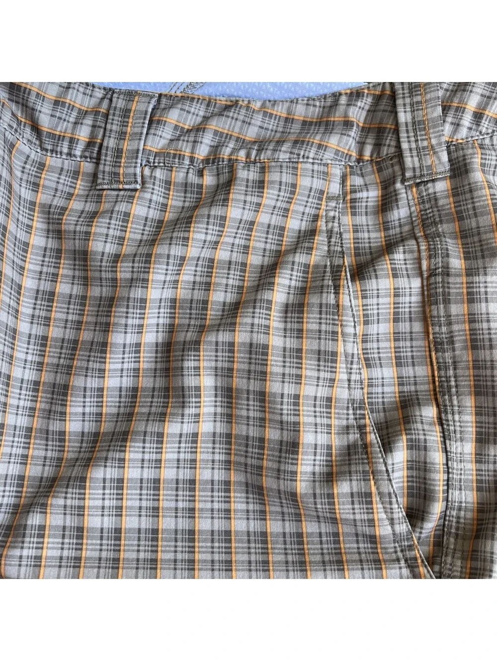 The North Face Men’s 38 Plaid Performance Golf Hiking Shorts Flat Front CFX0